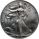 Silver American Eagle Bullion Coin Obverse Silver American Eagle Bullion Coin Obverse