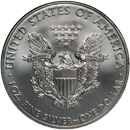 Silver American Eagle Bullion Coin Reverse