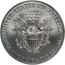 Silver American Eagle Bullion Coin Reverse Silver American Eagle Bullion Coin Reverse