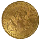 $20 Liberty Gold Coin Reverse $20 Liberty Gold Coin Reverse